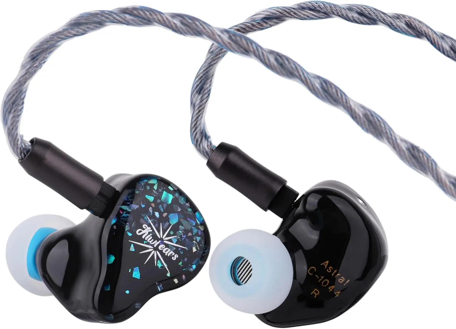 

Проводные наушники, Hi-Fi студийные наушники для записи и микширования, портативные игровые IEM-наушники для профессиональных музыкальных инженеров и аудиофилов (синие)