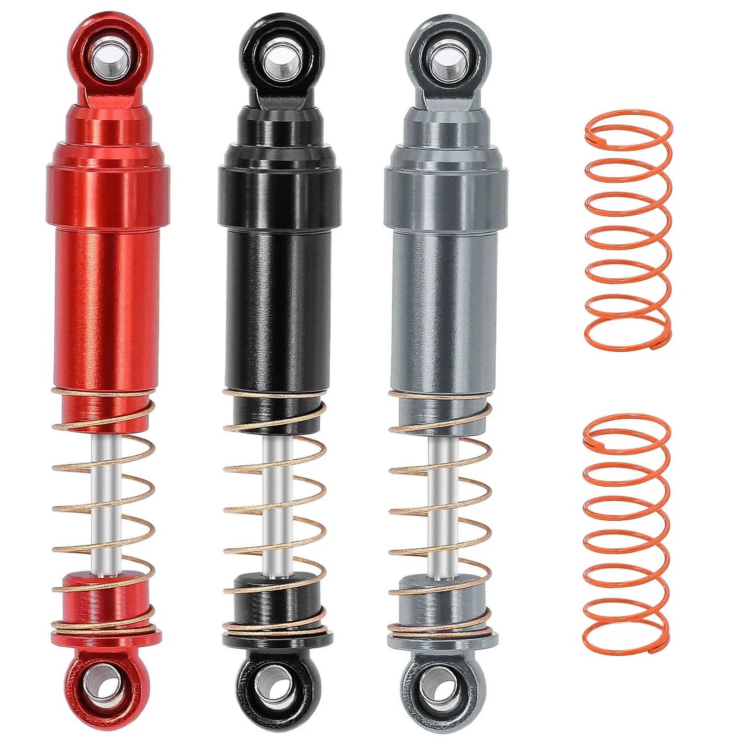 Amortiguador de aluminio de gran calibre de 52mm para 1/18 TRX4M Bronco Defender coche trepador de control remoto piezas de mejora