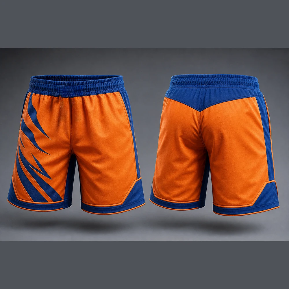 

Summer New Dragon Ball Red Blue Classic 3D Kids Shorts Y2k Fashion Casual Men Shorts Oversized Breathable Outdoor Sports Shorts