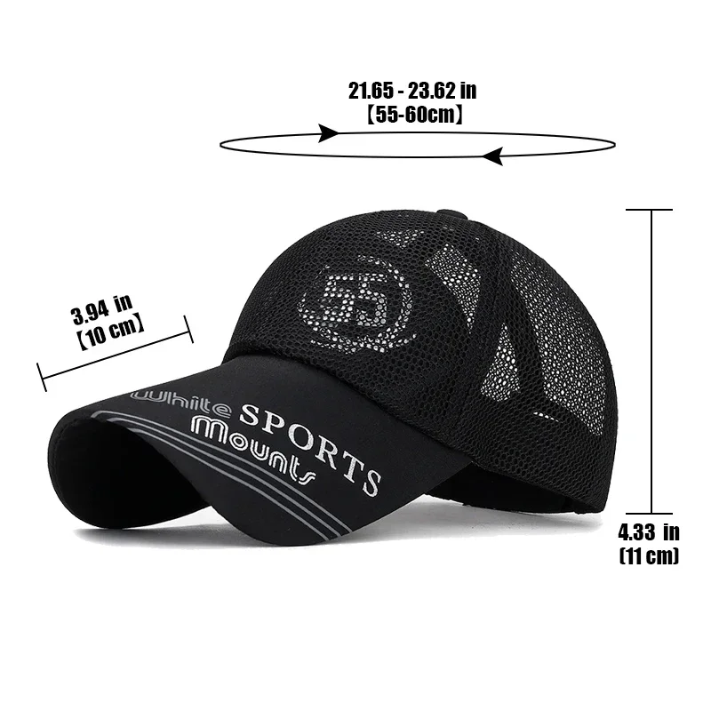 Accessori moda modello di stampa berretto da Baseball a tesa traspirante Unisex Outdoor Travel Casual Sport cappello Snapback regolabile