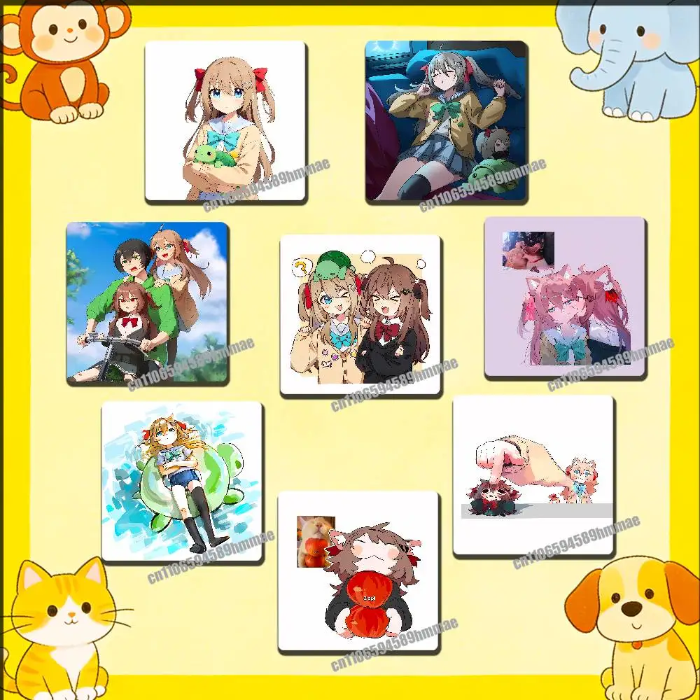 

For Neuro Sama Vtuber Fridge Freezer Refrigerator Magnets Kitchen Metal Cabinet Magnetic Card Home Decoration Sticker Cover