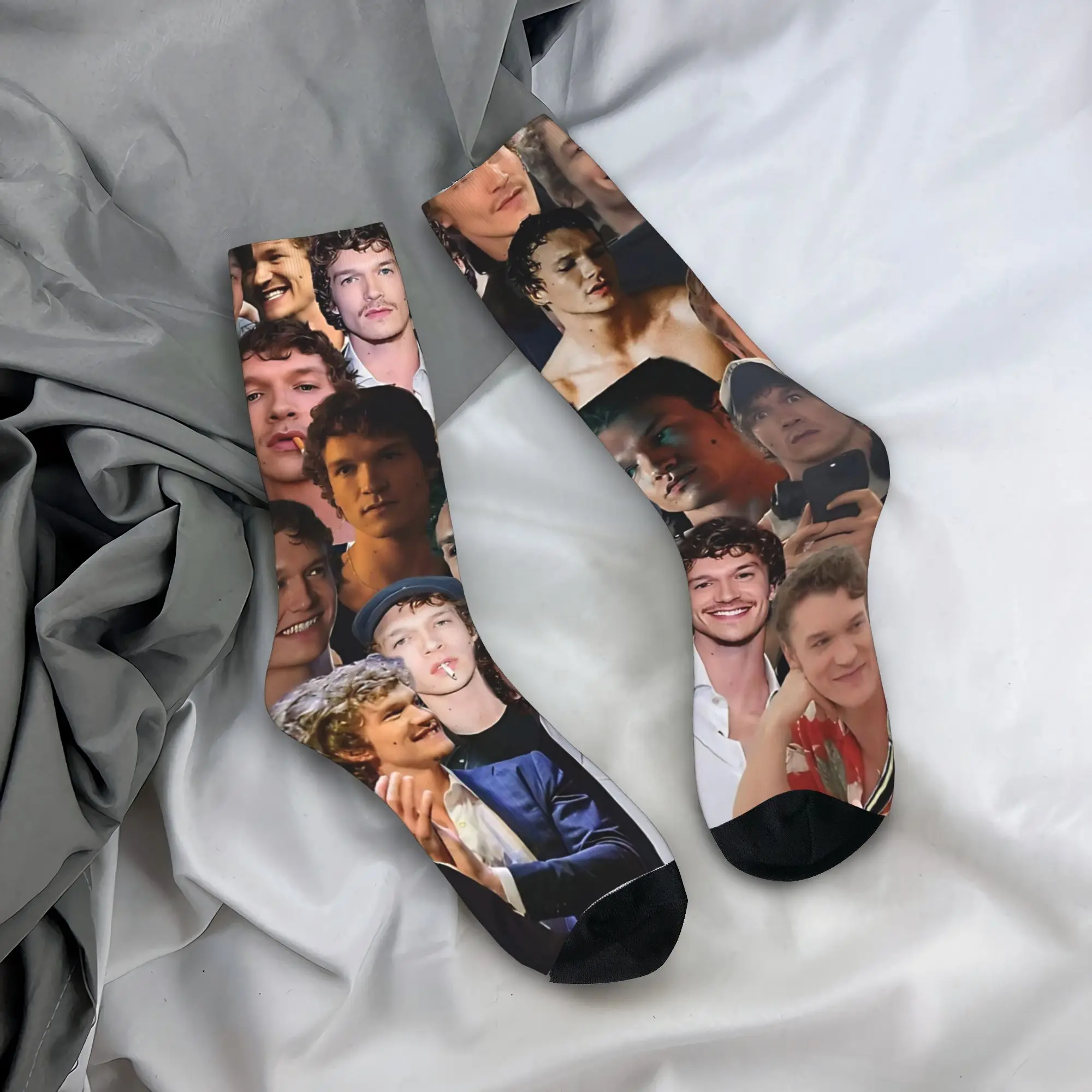 

Носки с фотоколлажем ConnorStorrie, дизайнерские чулки, нескользящие мужские носки, мягкие зимние новинки, спортивные носки для бега