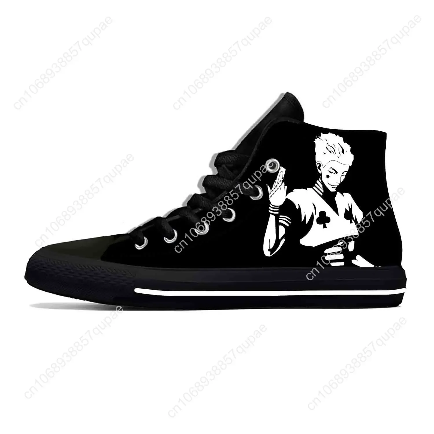 Japanese Anime Manga Hunter X Hunter Hisoka Morow Casual Cloth Shoes High Top Lightweight Breathable 3D Print Men Women Sneakers - view 3