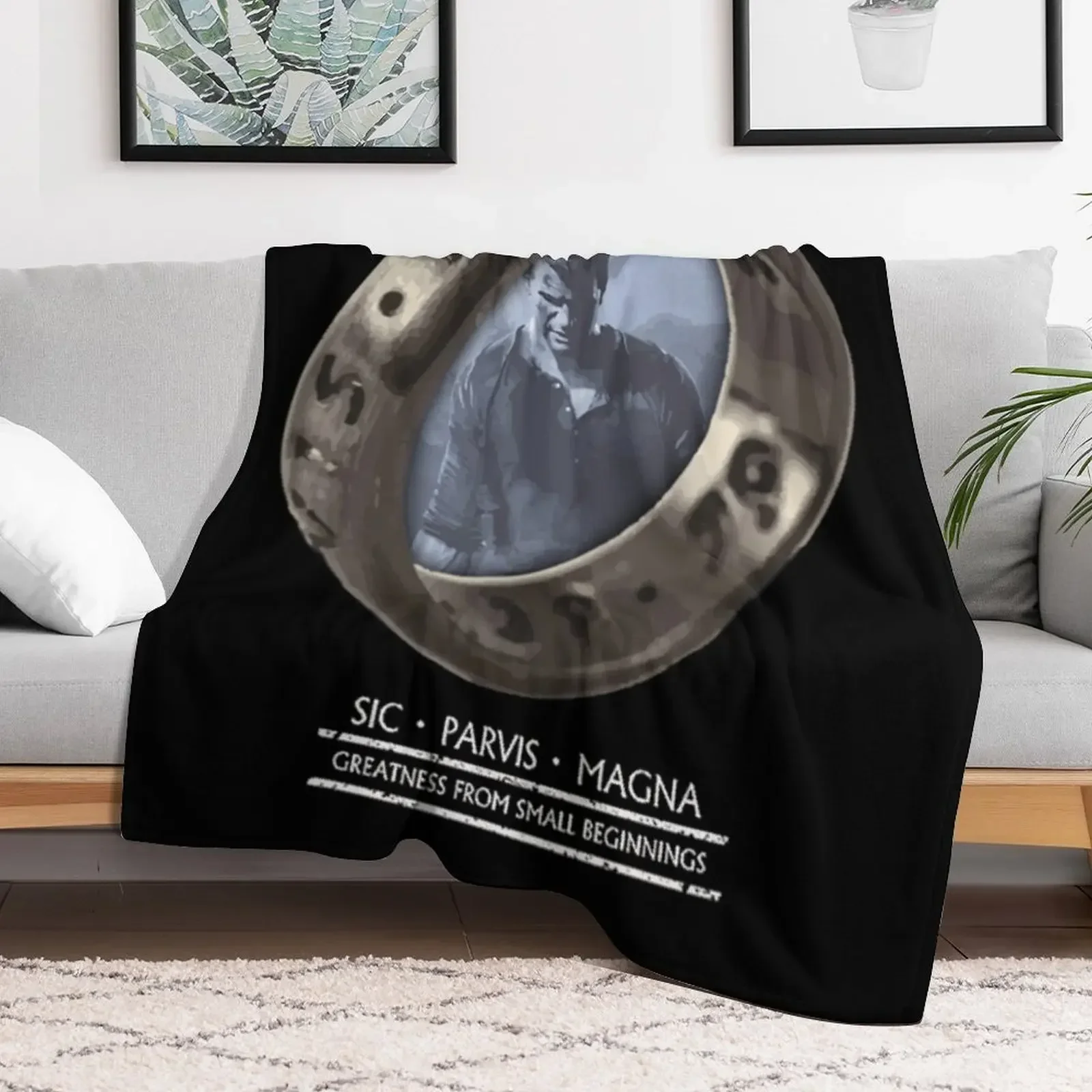 Uncharted Ring TShirt Throw Blanket Decorative Throw for winter Thermal Blankets