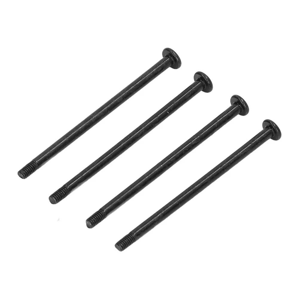 8Pcs/Set Steel RC Spare Screw Kit Black RC Car Replacement Parts RC Car Screw Kit for WLtoys 144010/144002/124016/124017 RC Car