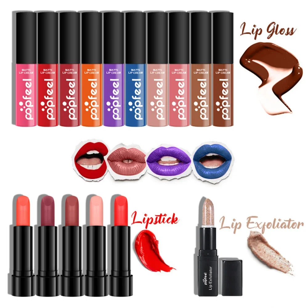 Beginner Makeup Set Basic Eyeshadow Lipstick Foundation Lip Glaze Full Line Makeup Gift Box Mitzvah Lasting Waterproof Cosmetics