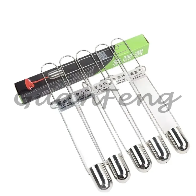 Heavy‑Duty Stainless‑Steel Efflux Viscometer Cup, Multi‑Size Viscosity Flow Cup for Industrial Paint, Ink and Coating Liquid Te