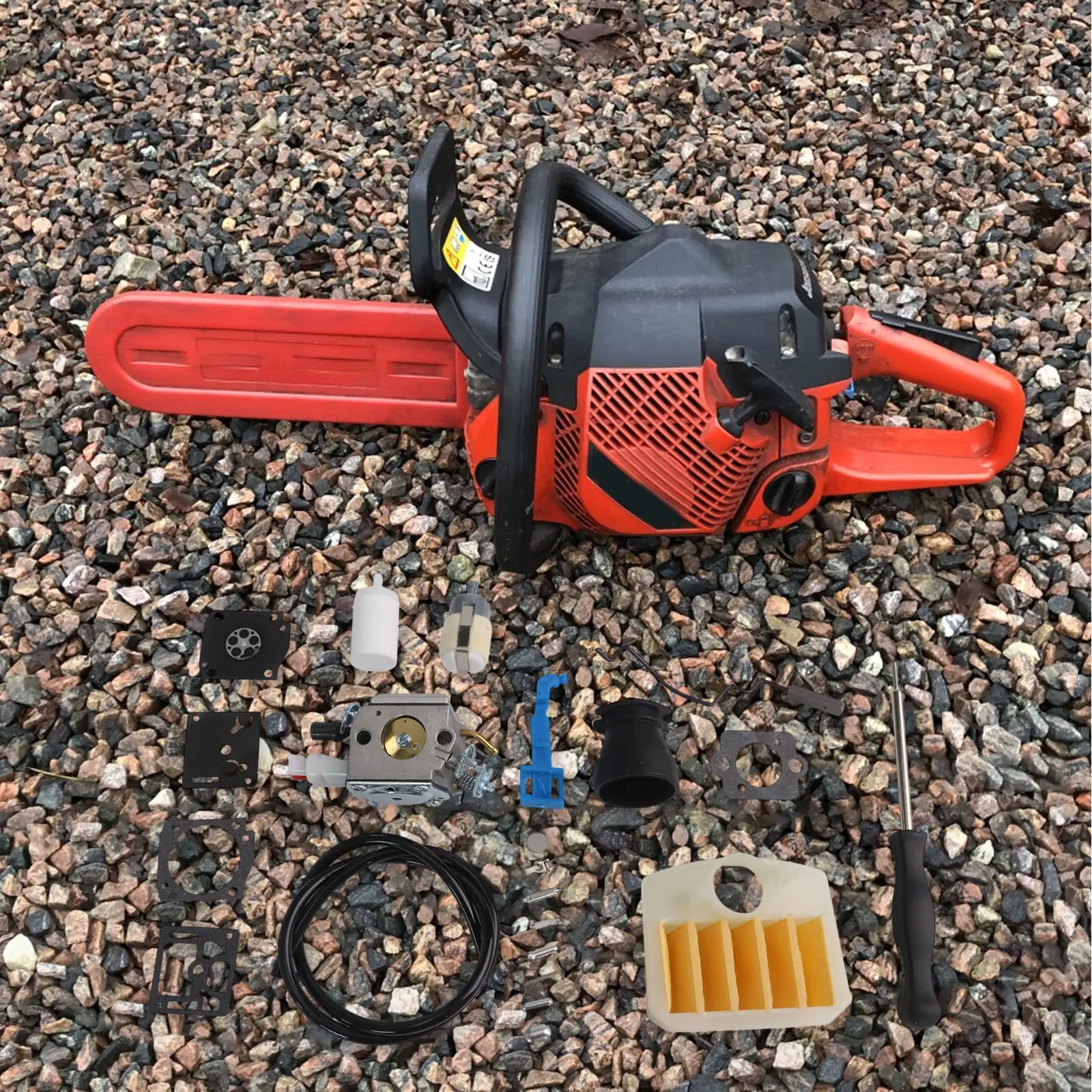 Carburetor Repair Kit Carburetor 503283208 Efficient Fuel Mixing Carburetor Air Filter Enhances Chainsaw Efficiency