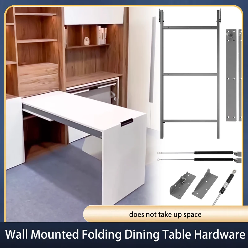 

New Under The Flip Wall-Mounted Foldable Dining Table Hardware Accessories Household Small Home Wall Desk Bar Multifunction