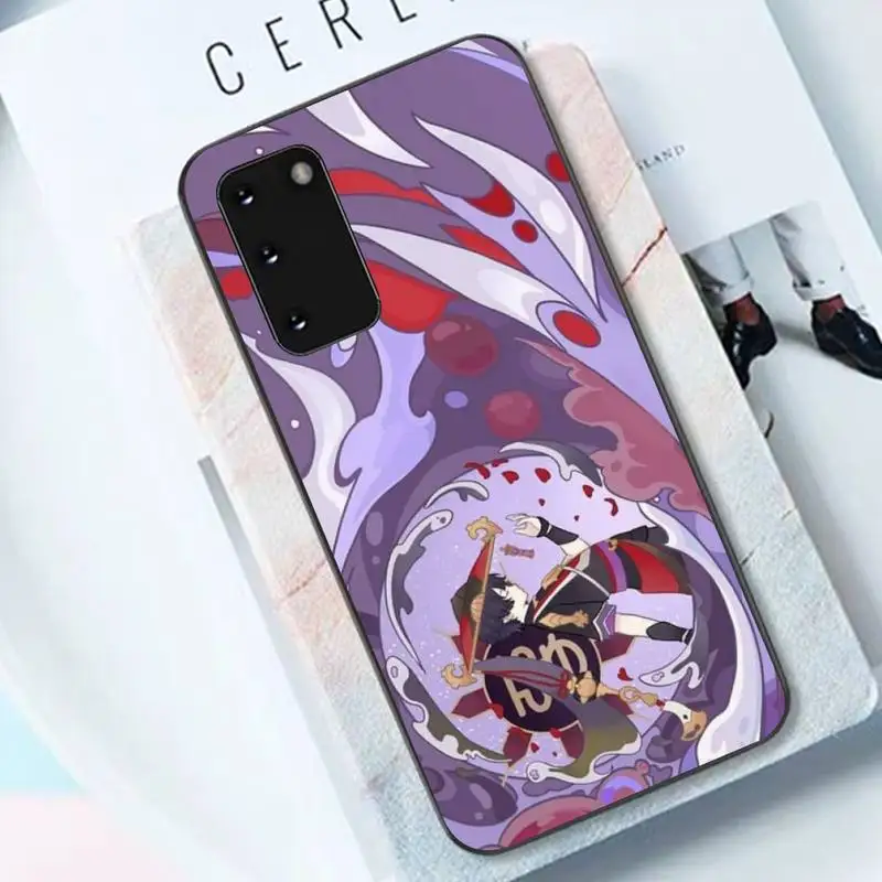 Anime Genshin Impact Phone Case for Samsung S10 21 20 9 8 plus lite S20 UlTRA 7edge