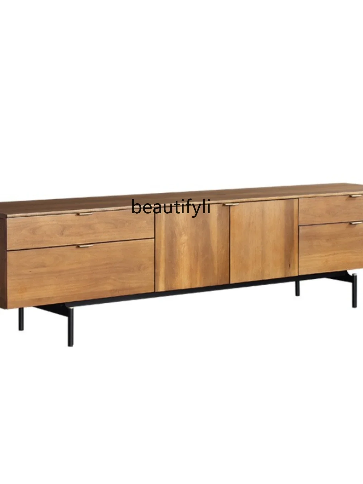 

A48 Nordic medieval solid wood TV cabinet living room simple small apartment TV cabinet boxwood