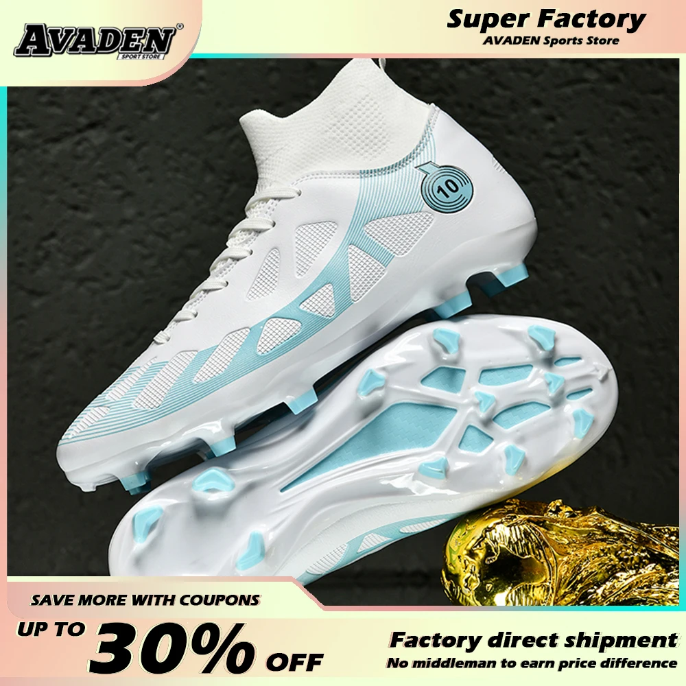 

2023 New HOT Boys' Football Shoe FG High Quality Anti Slip Footwear Football Boot Futbol Women's Soccer Shoes 35-46EUR Sneakers