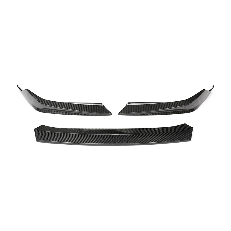 Dry Carbon Fiber Car Front Bumper Spoiler Lip Splitter Body Kit Bumper Chin Diffuser Guard For BMW M5 Series F90 M5 LCI 2020-IN