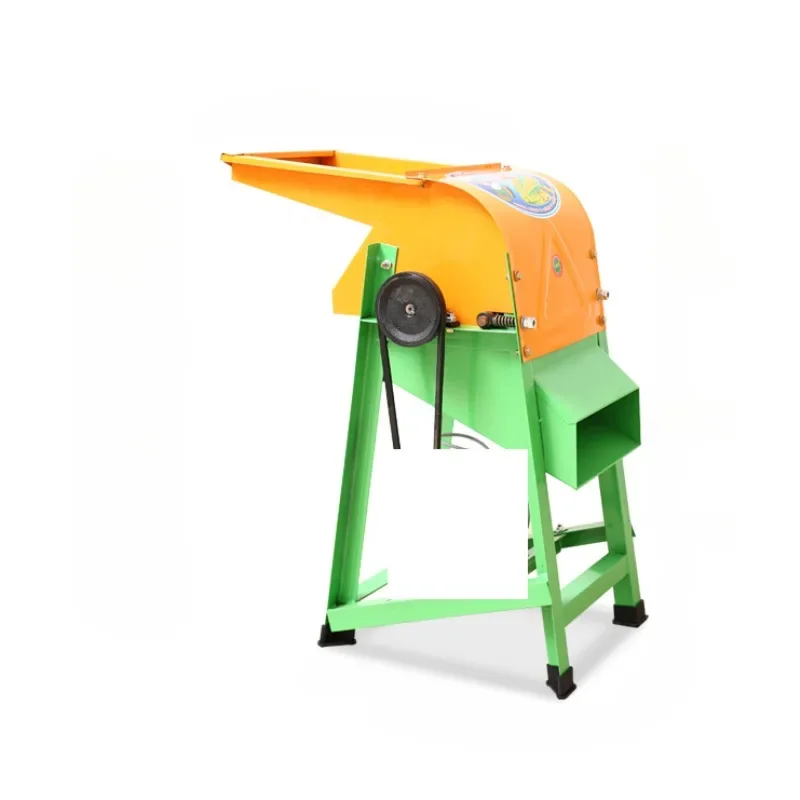 Electric household small fully automatic crushing corn threshing machine