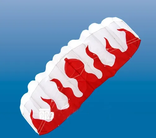 Vlam dubbele lijn stunt power vliegeren zachte vlieger outdoor windsurfvlieger carretilha pipa 	 cometas de viento infantil full doll 	 plezier