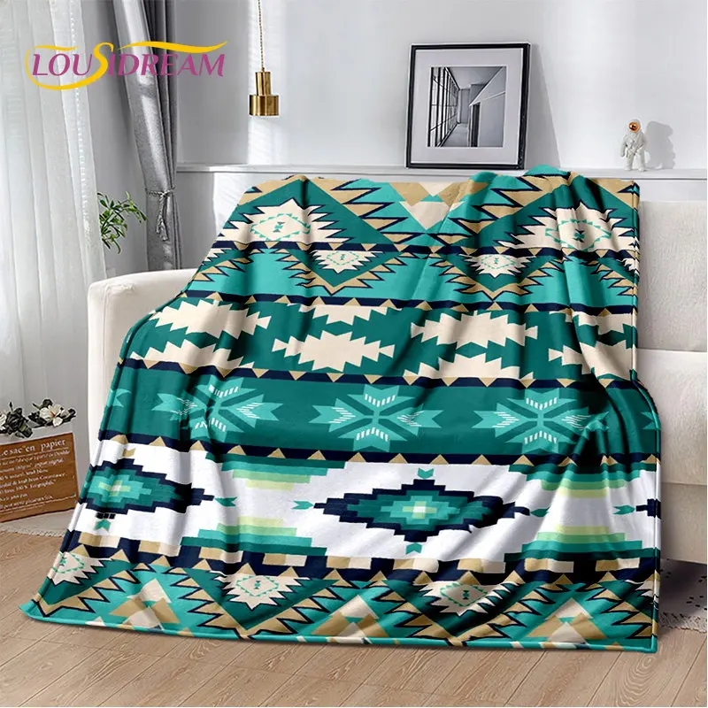 Bohemia Nordic Persia Series Soft Plush Blanket,Flannel Blanket Throw Blanket for Living Room Bedroom Bed Sofa Picnic Cover Kids