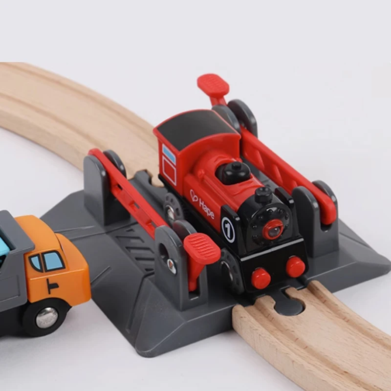 

High Quality Barrier Barricade Compatible Wooden Track Magnetic Train Electric Car Track Scene Accessories Toy Boy B029