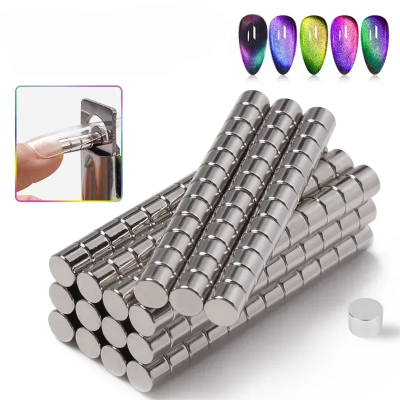 10/20pcs/Bag Round Small Neodymium Magnets For Nail Art Acrylic False Tips Nail Cutters Edge Clipper Manicure Tools Accessories