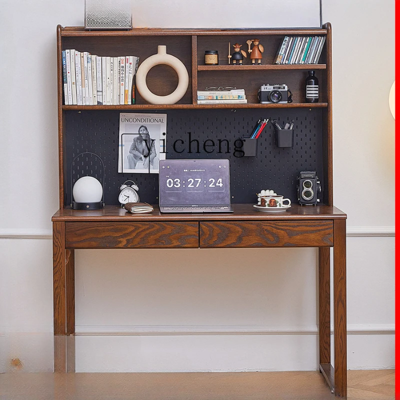 

ZF Furniture Ash Desk Solid Wood Desk Combination Log Furniture