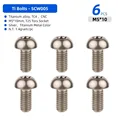 6pcs Titanium