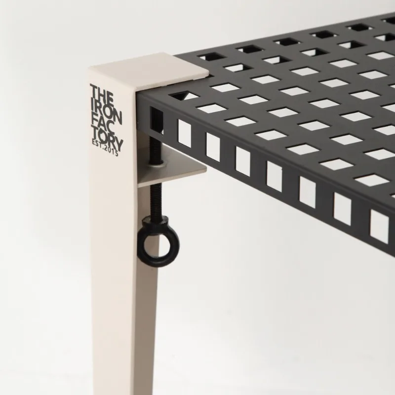 Detachable Outdoor Table Legs, Metal Table Stand, No-Drill Dining Table Support, Clamp-Type Adjustable Furniture Holder