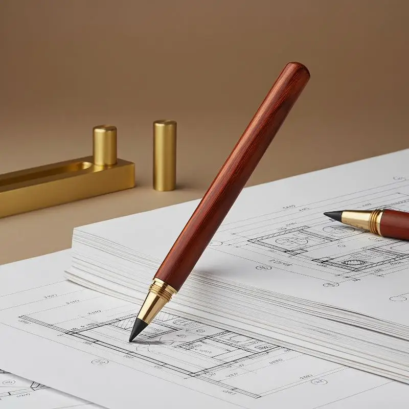 No Sharpening HB Wooden Inkless Pencil Smooth Writing for Art Painting School Student Office Stationery Use