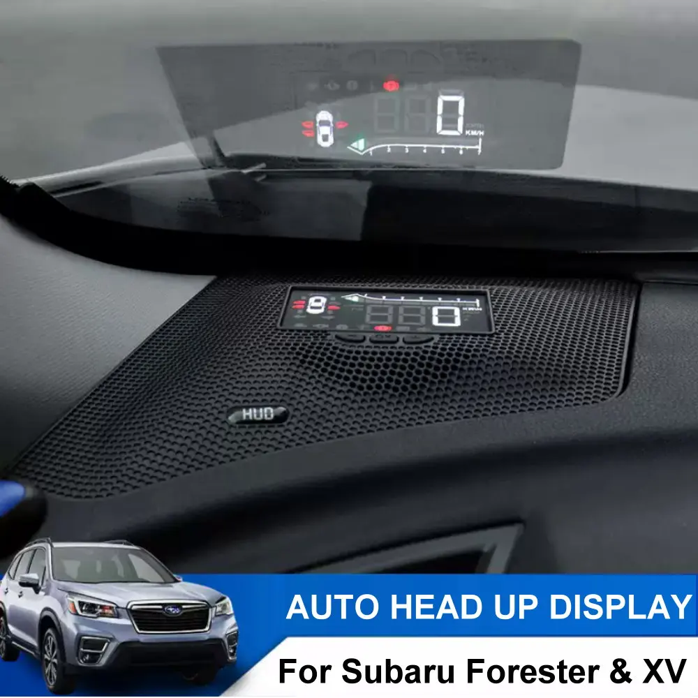 Car HUD Head Up Display For Subaru Crosstrek XV (GT/GU) 2017-2025 Auto LED Screen Windshield Projector Reflecting Accessories