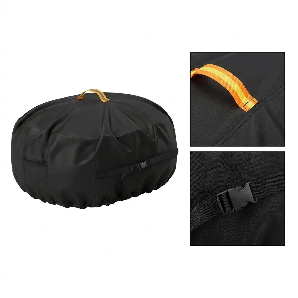 83 X 62 X 43cm For Lawnmower Cover With Ventilation Holes Drawstring And Handle 210D Oxford Fabric Dust For Proof Wipe Clean