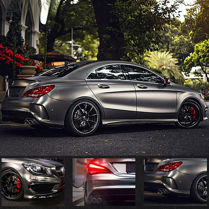 

Автомобиль - Металлическая матовая ледяная керамическая пленка, меняющая цвет белого цвета, электрооптическая боевая серая пленка