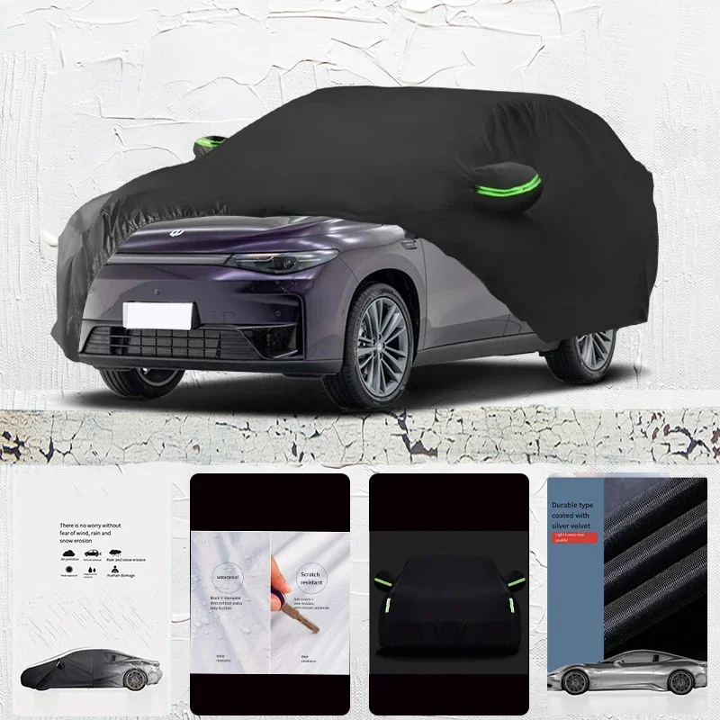 Car Cover Customized For Leapmotor C16 Outdoor Sun Shade Anti-UV Rain Fog Resistant Cover Dust Proof car outdoor full coverage