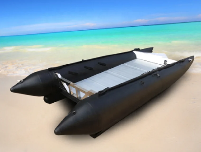 Popular Design 380cm Zapcat Boat 4 Person Aluminium Floor Catamaran Sailboat Sailing Yacht for Sale