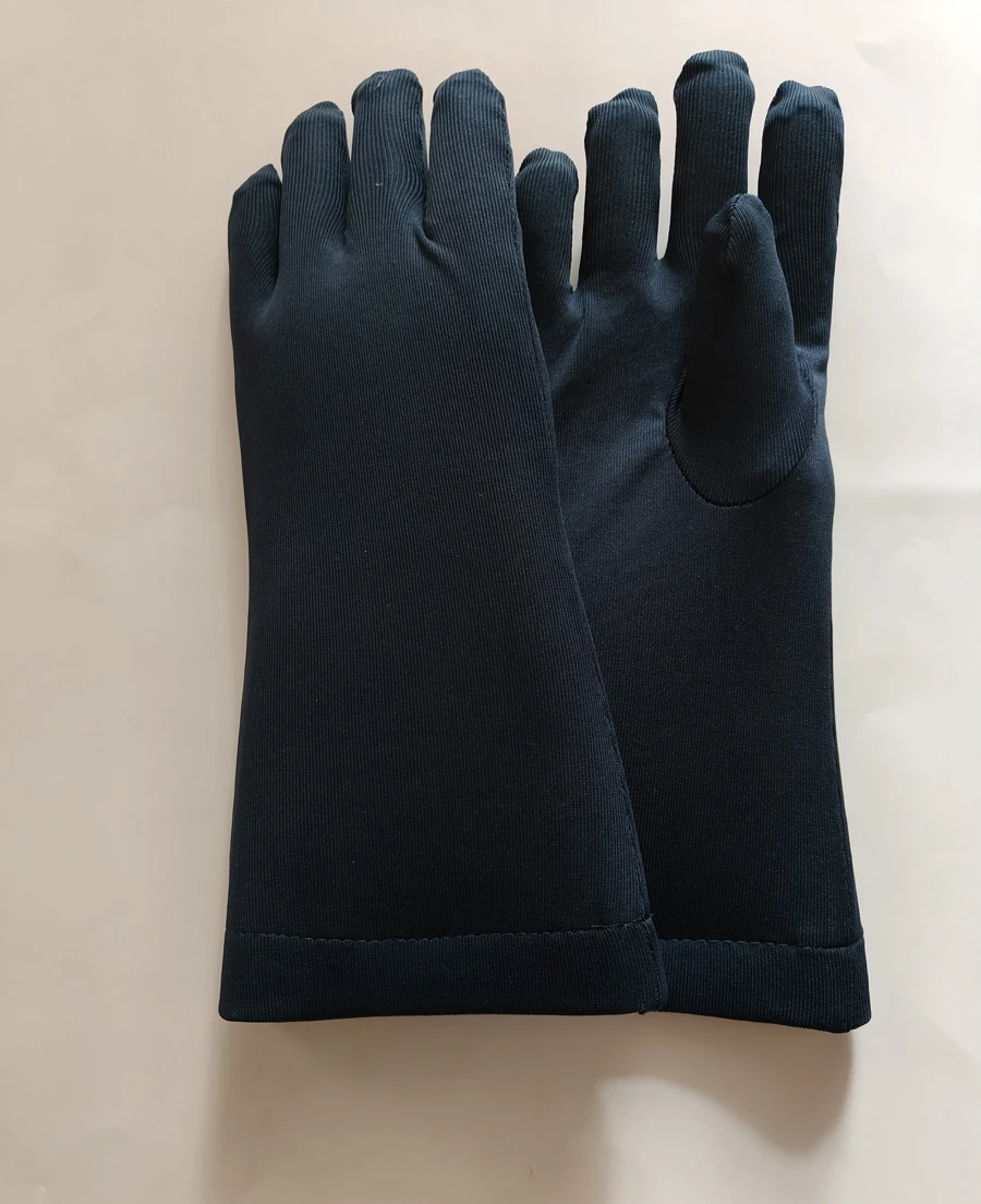0.5mmpb x ray protective gloves,Lead rubber gloves.X-ray safety check machine use.clinic factory anti-radiation