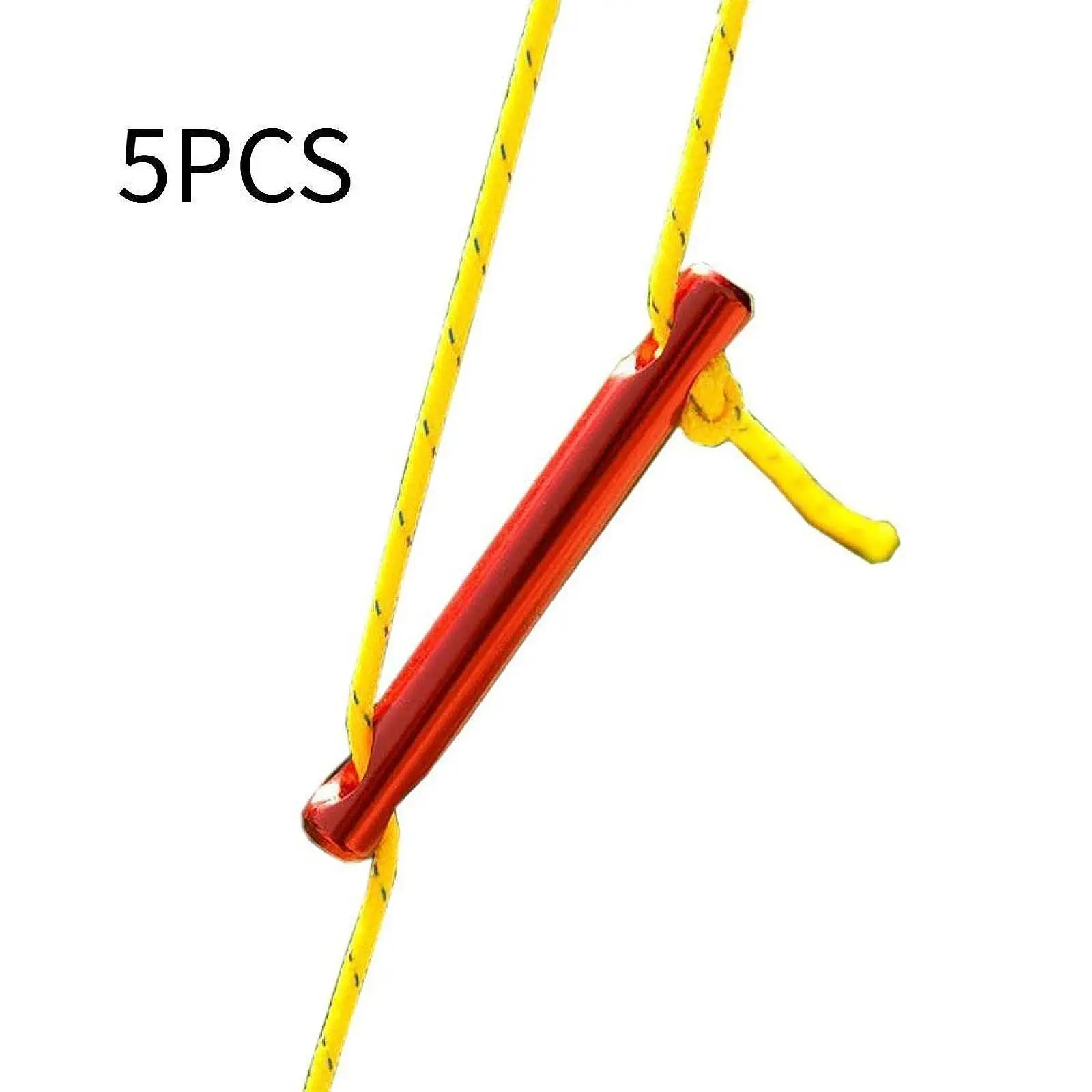 Tent Cord Tensioners Double Holes Red Fastener Buckles Tarps Replacement Rope Tensioner Hardware for Camping Equipment Picnic