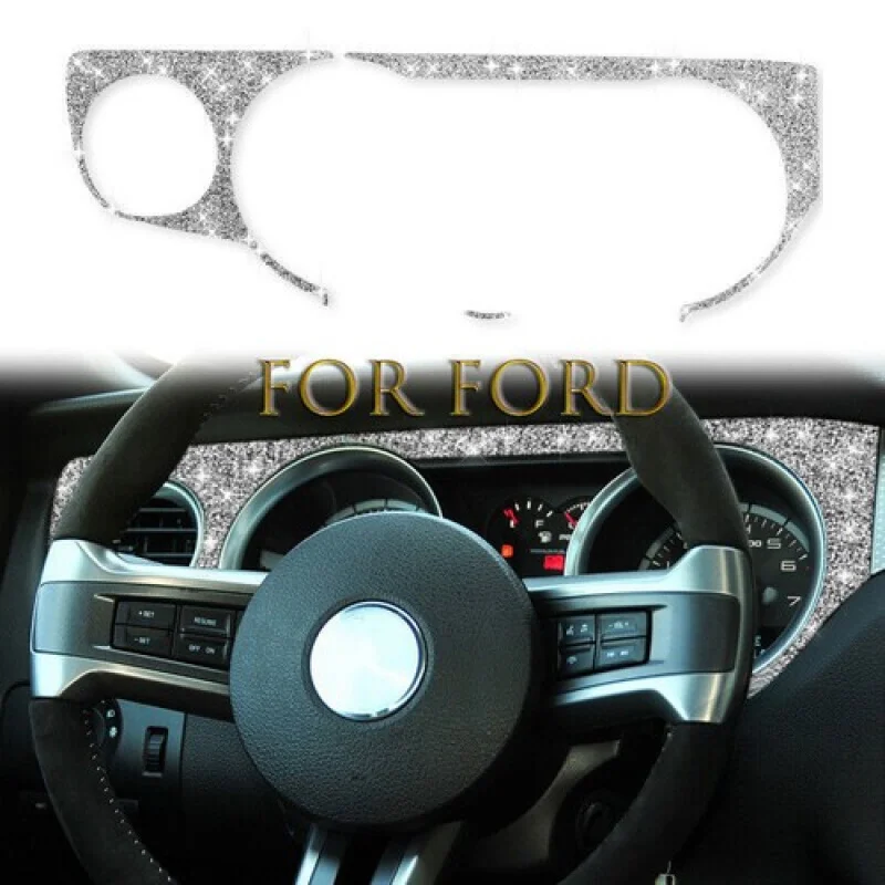 

A+ Diamond Car Center Console Dashboard Panel Cover Trim For Ford Mustang 2009-2014