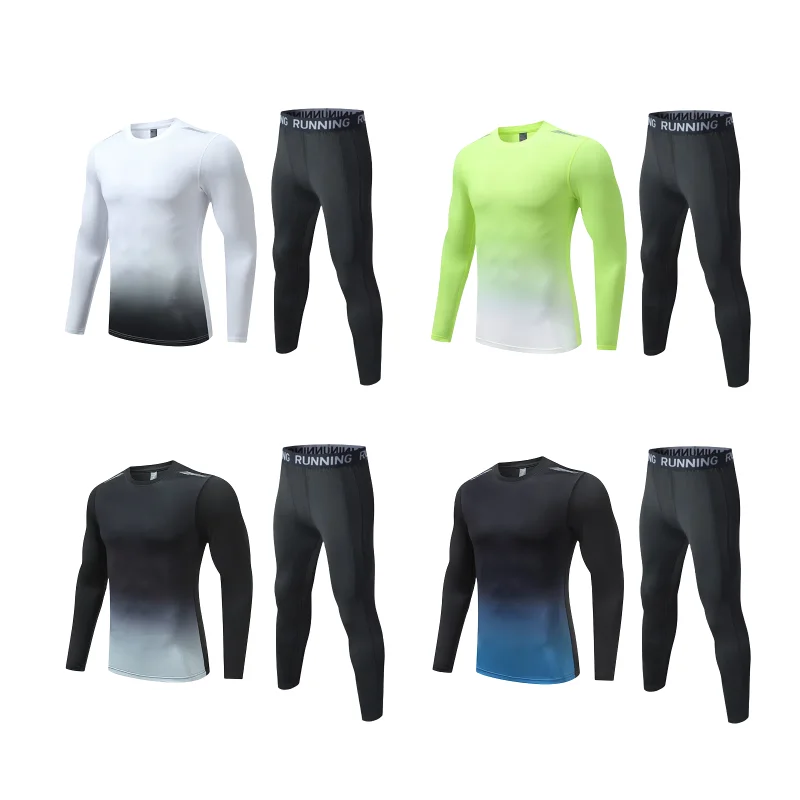 New Tights Suit Fitness Running Training Suit Basketball Football Suit Compression Base Suit Quick-drying High-elastic