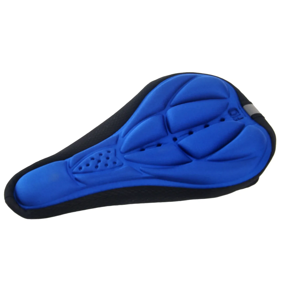 

3D Seat Cover Saddle Pad 29cmx17cm Blue Memory Foam Ergonomic Bike Cycling Non Slip Adjustable Mountain Bikes Compatibility Soft