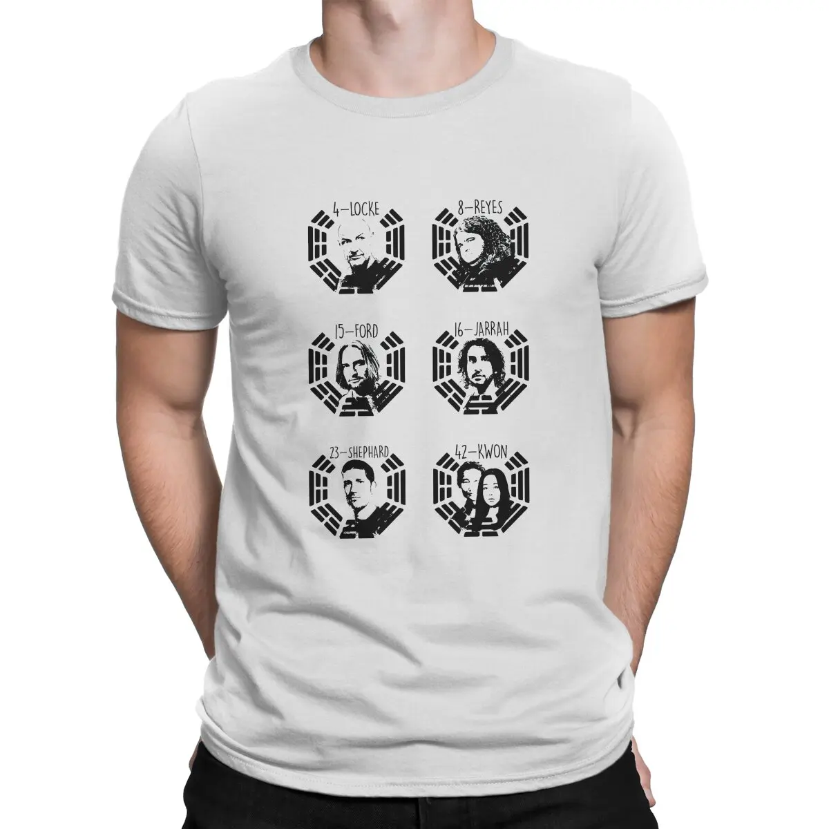 Lost TV Show Jacob\'s Chosen Tshirt Graphic Men Tops Vintage Alternative Summer Polyester Clothes Harajuku T Shirt