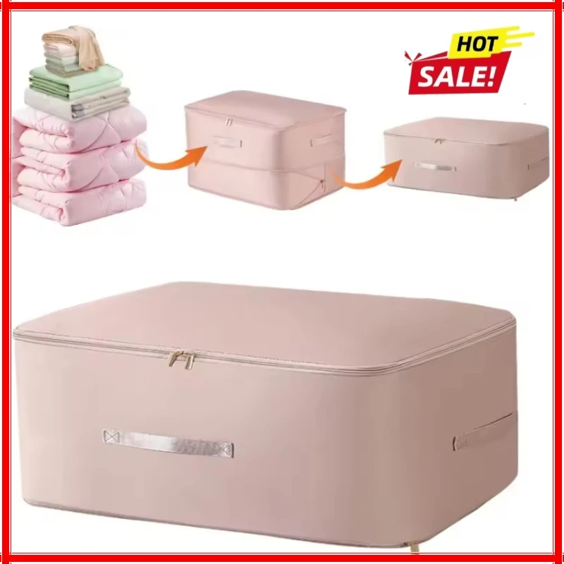 Großvolumiger Kompressions-Kleidersack Wasserdichter Schrank-Organizer Ultra-Platzsparende Aufbewahrungstasche für Bettdecken, Kissen und Decken