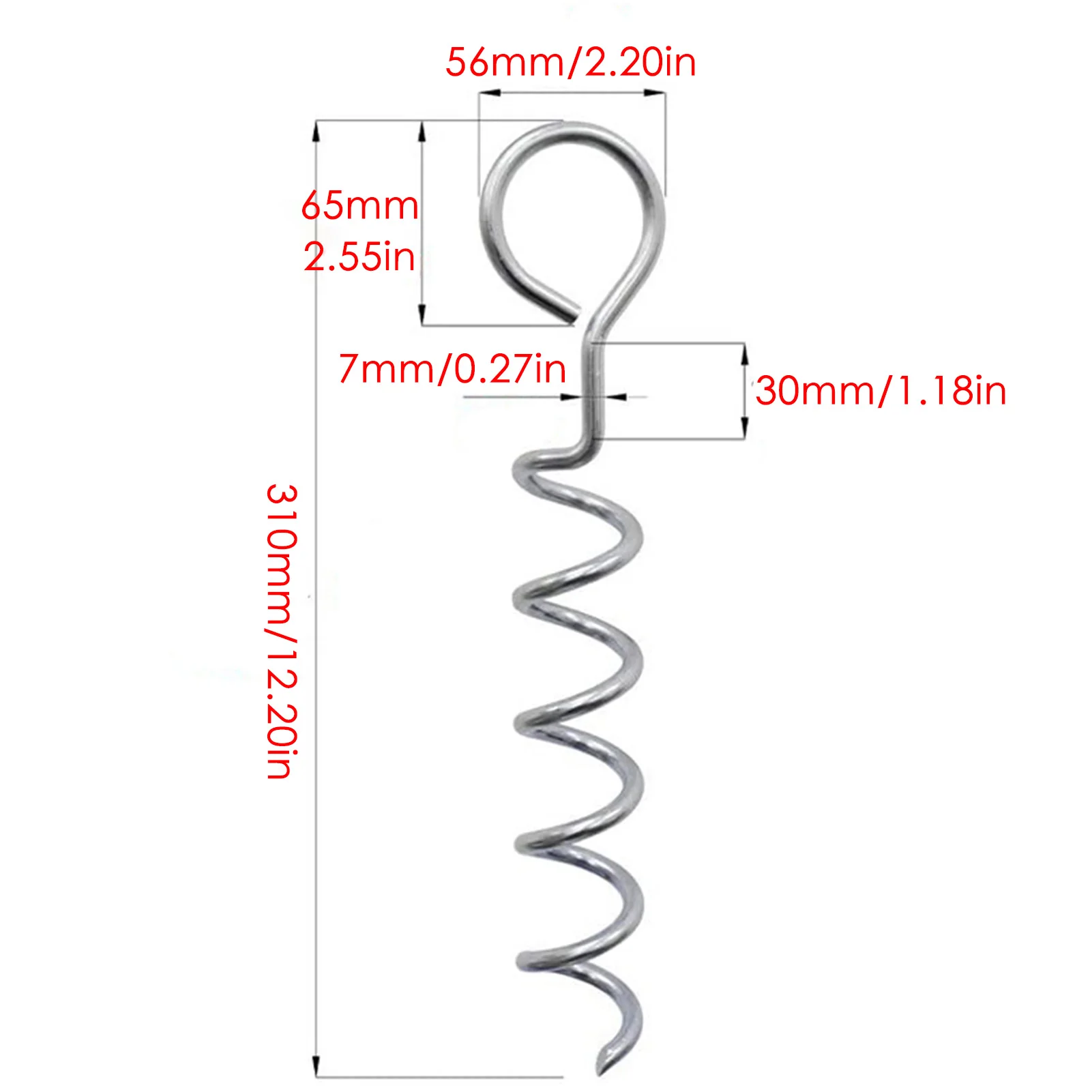 Heavy Duty Trampoline Stakes Corkscrew Shape Trampoline Stakes With Strong Strap Ground Anchors For Trampolines Swings