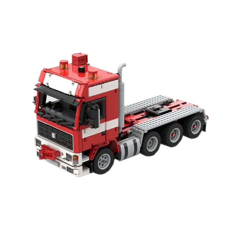 Transport Truck Building Blocks MOC-88244 SemiTrailer Truck 8x4 Modular Model 1189pcs Puzzle Educational Birthday Christmas Gift