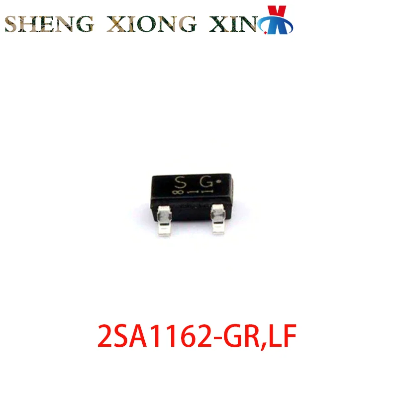 20pcs/lot 100% NEW 2SA1162-GR,LF TO-236-3 Bipolar Transistors 2SA1162 1162 Discrete Semiconductor