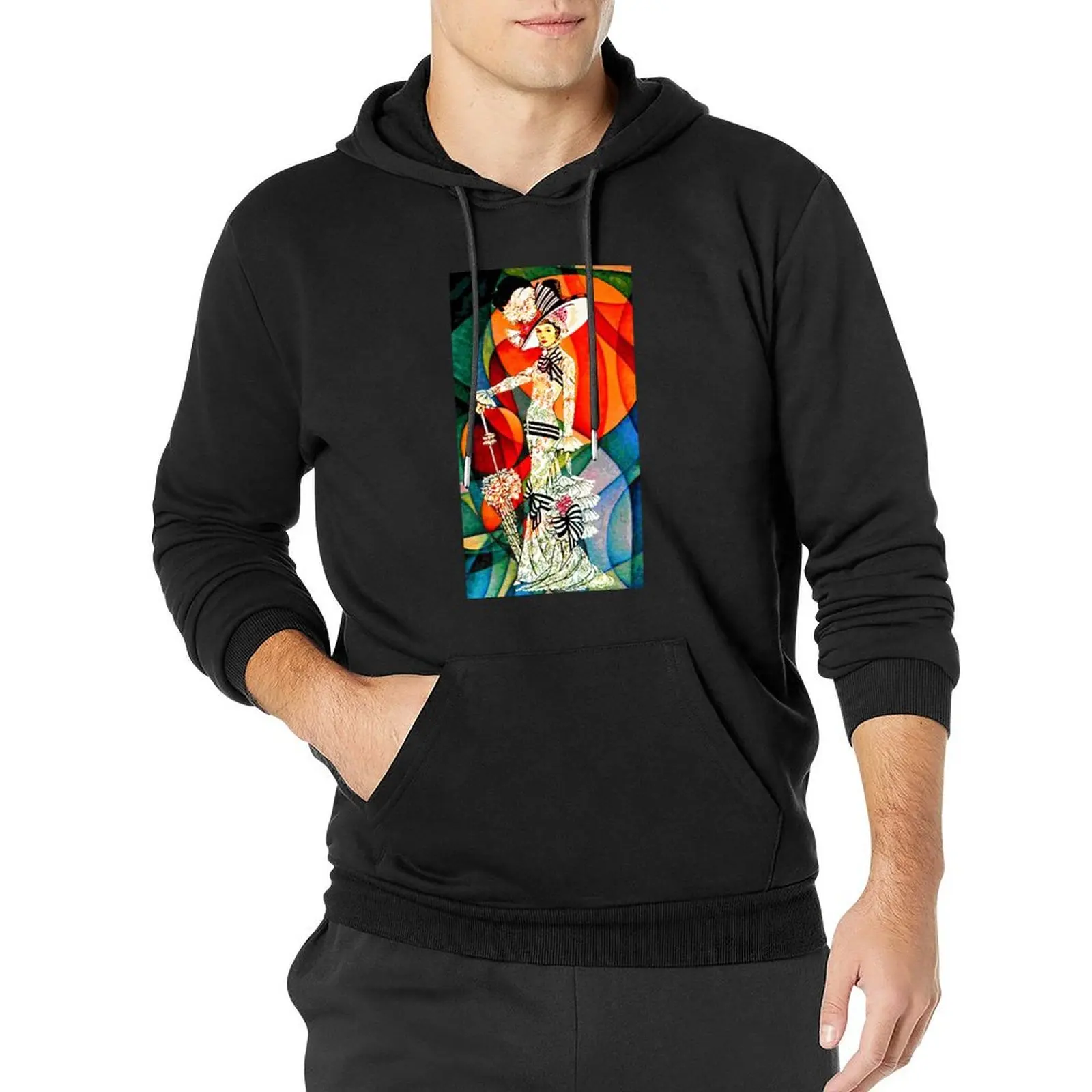 MY FAIR LADY Pullover Hoodie japanese style clothes for men men's clothes hoodies for men