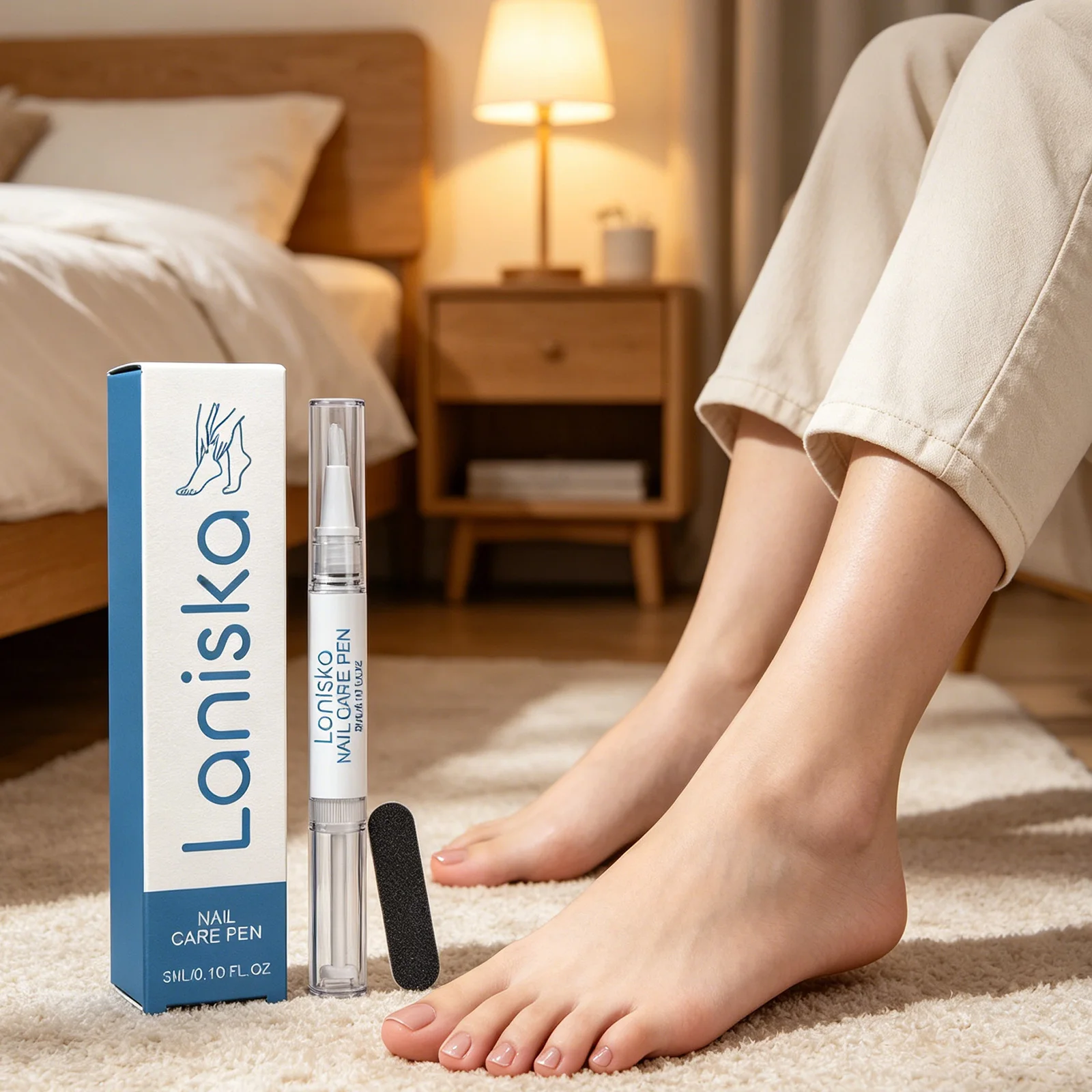 Laniska Nail Care Pen Tea Tree Oil for Nail Cuticle Remover Hydrating Soften Foot Nail Regrowth Damage Nail Breakage Repair Pen view 5