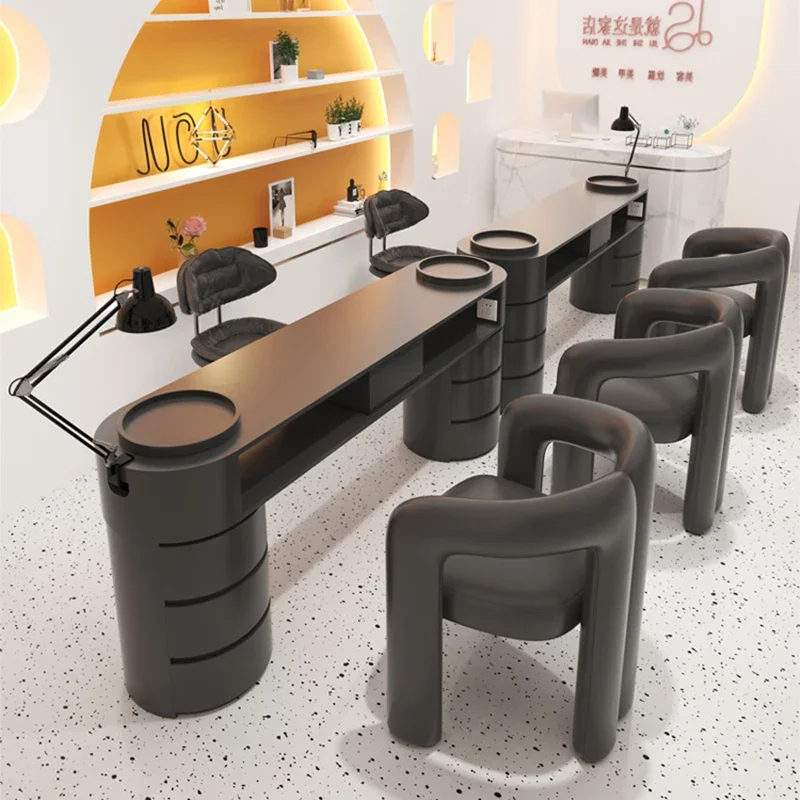 

Professional Manicure Table for Nails Nail Desk Aesthetic Furniture Makeup Collector Beauty Salon Arm Rest Mesas Manicura