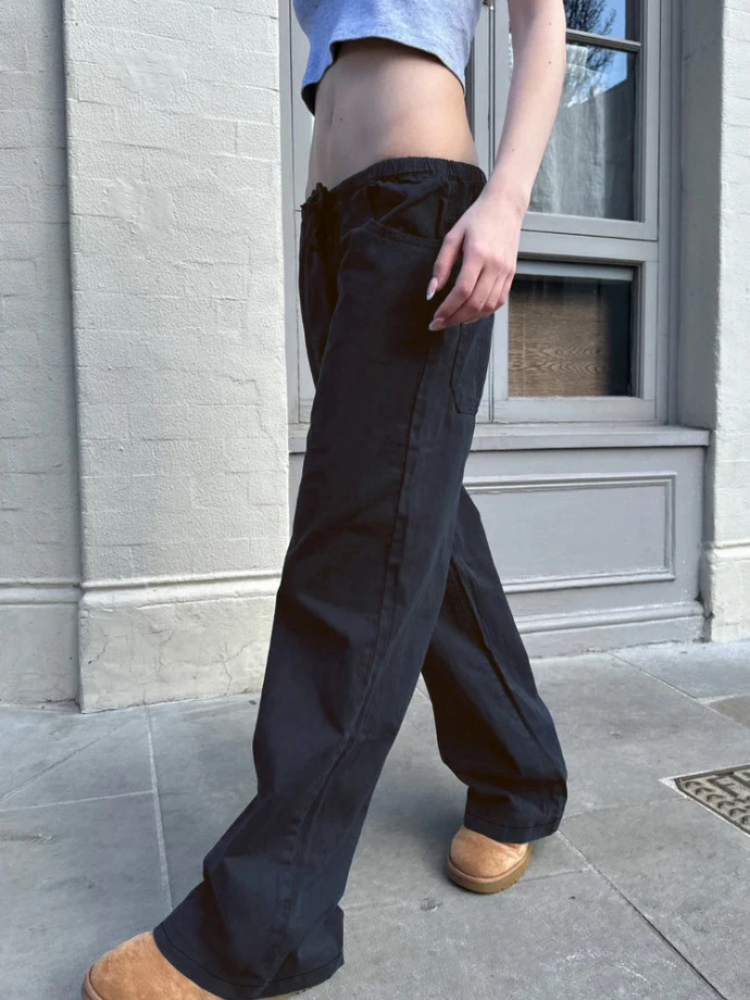 السراويل البضائع النسائية سيدة أربعة مواسم القطن الساتان مكبل عالية الخصر نادي الحفلات شيك لامعة الترتر بريق مصقول الطيات