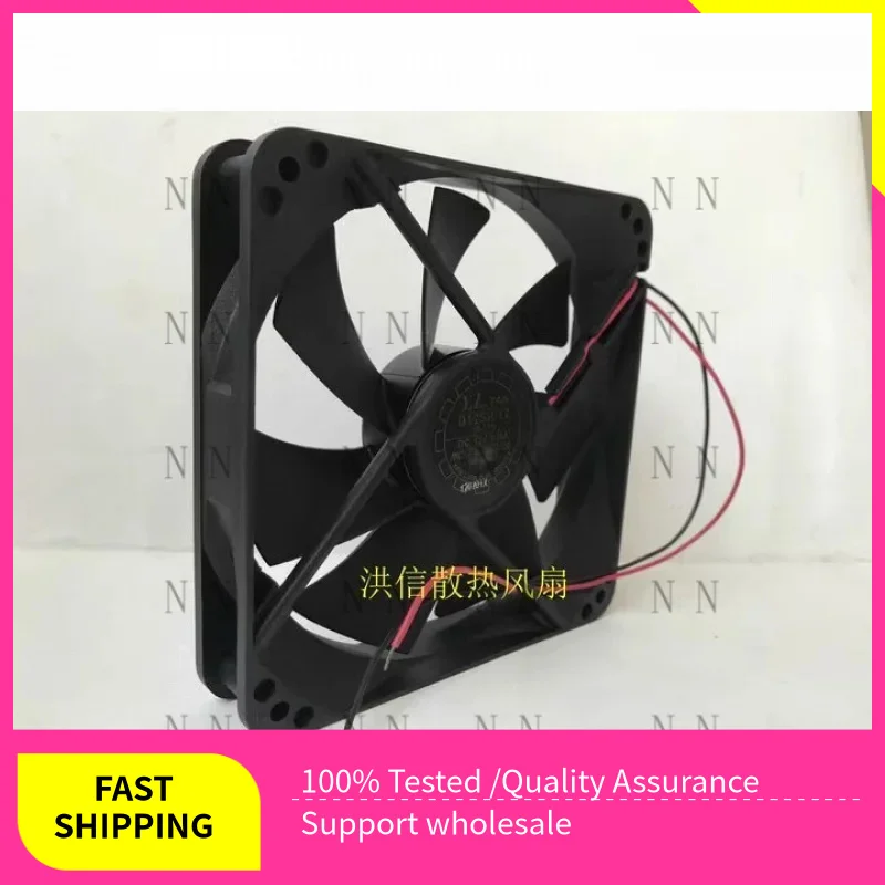 

QGG 1 шт. для YaLnFAN 12025 D12SH-12 DC12V 0,30A 12 см 2-проводной бесшумный вентилятор охлаждения