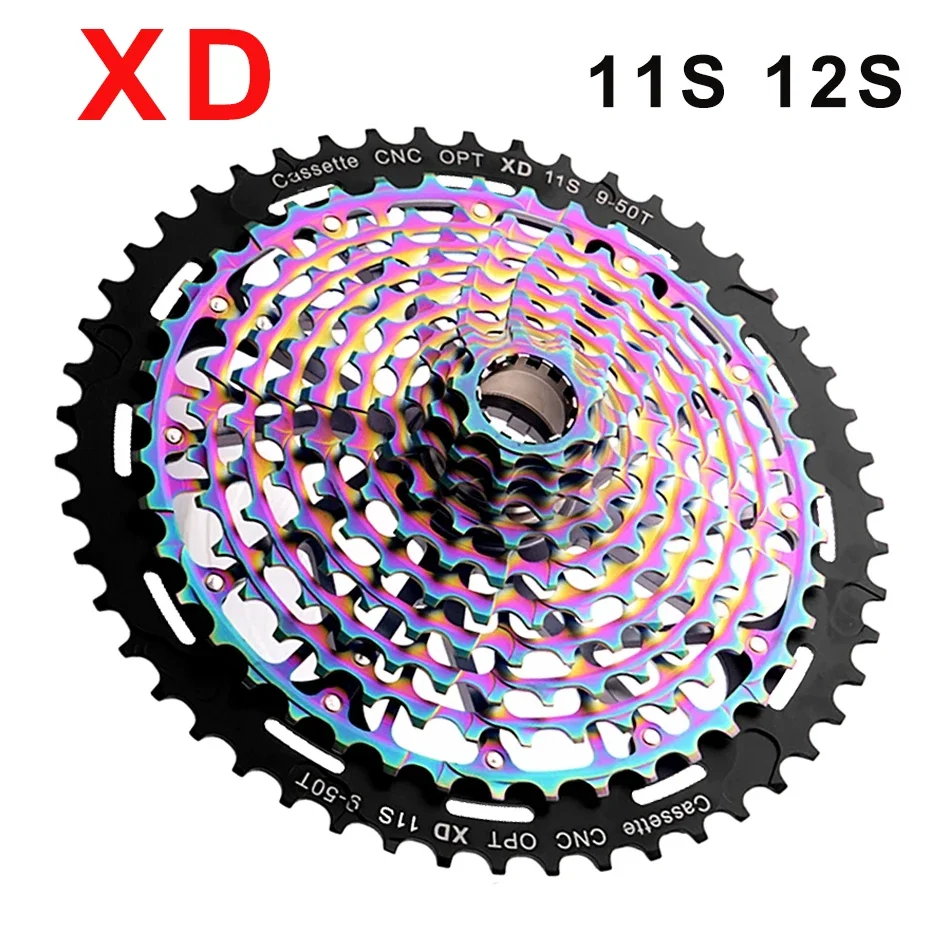 SUNSHINE MTB Bike CNC XD Cassette 11 12 Speed K7 12V/11V Mountain Bike Flywheel 10-50/52T Sprocket 9-42/46/50T For SRAM  EAGLE