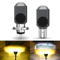 H6 BA20D LED H4 Led Moto Motorcycle Headlight Bulb with Fan CSP 60000LM 12V Motos Accessories Hi Lo Lamp Fog Light White Yellow
