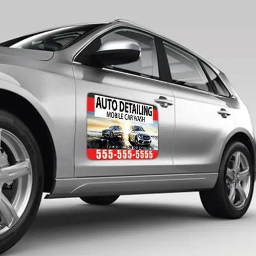 Custom Bumper Door Car Magnets Signs Poster for Business Removable Advertise Signs for Car Magnetic Stickers
