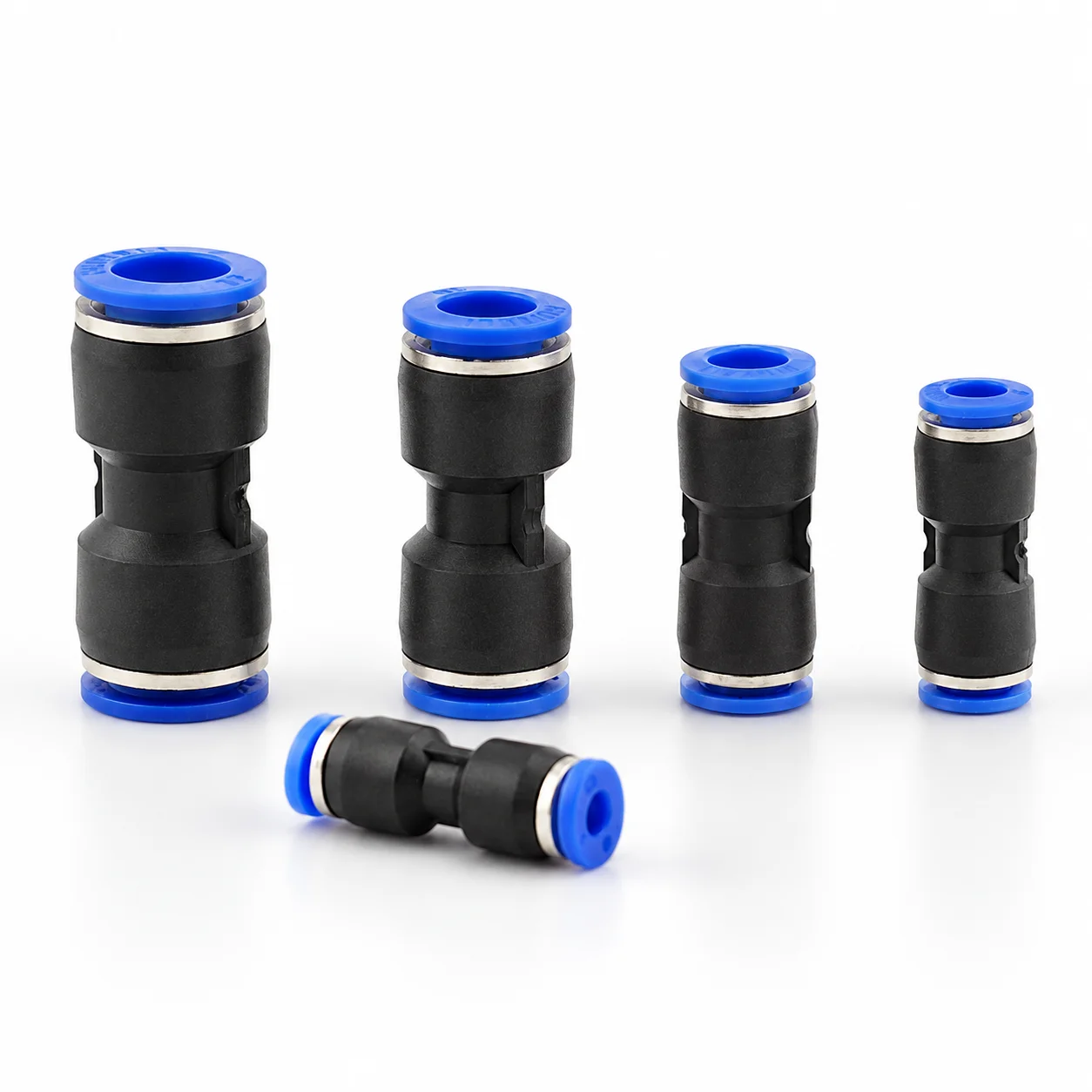 1PCS Pneumatic Quick Connect Fitting PU Straight PG Reducer Union 4 6 8 10 12 14 16mm Push Fit Connector for Air Tube Hose